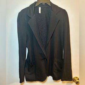 Xhilaration black one button relaxed blazer Large